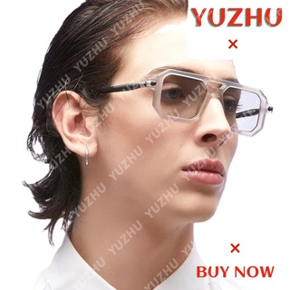 ภาพหน้าปกสินค้า(YUZHU) แว่นตากันแดด อเนกประสงค์ ทรงสี่เหลี่ยม สไตล์เรโทร สําหรับผู้ชาย และผู้หญิง ที่เกี่ยวข้อง