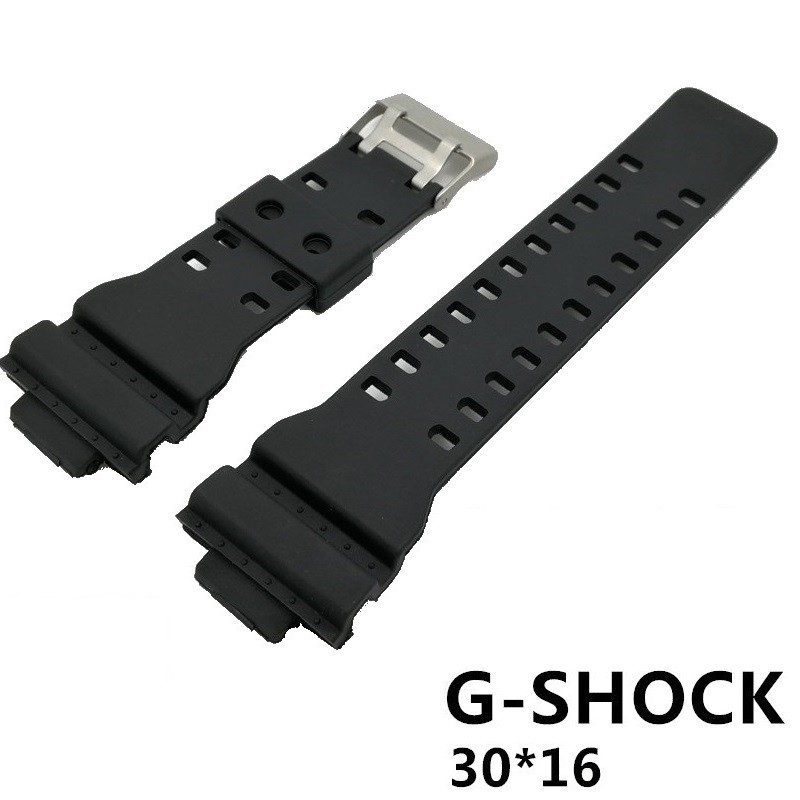 ภาพหน้าปกสินค้าสายนาฬิกา 30x16 mm ใช้ได้กับ Casio G Shock และ Sport Watch จากร้าน weerasakpan บน Shopee