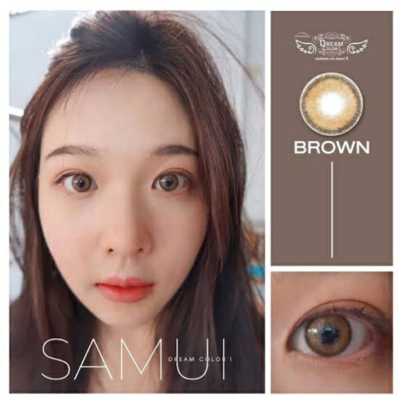 dreamcolor-samui-brown-gray-contactlens-บิ๊กอาย-คอนแทคเลนส์