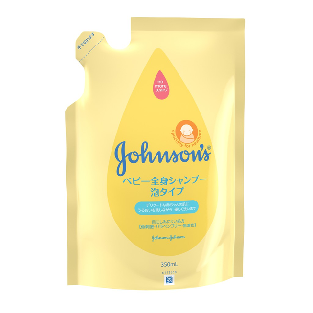 ภาพหน้าปกสินค้าJohnson's Baby Top to Toe Self Foaming Bath 350 ml refill