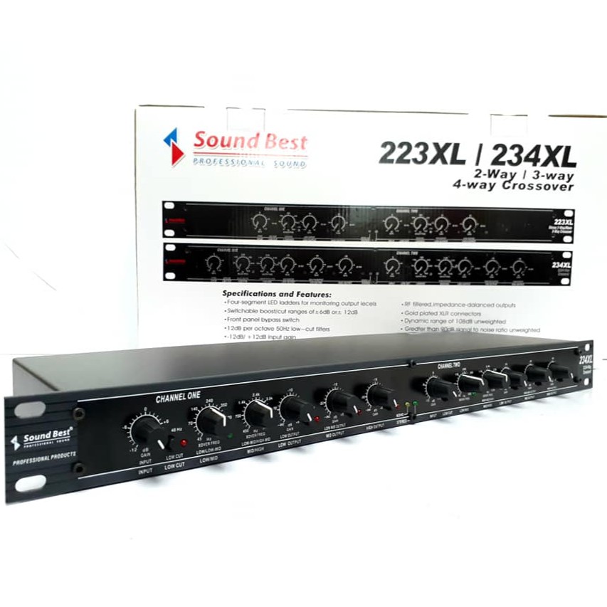 ส่งฟรี-crossover-ครอสโอเวอร์-sound-best-รุ่น-234xl-2-way-3-way-4-way-crossover