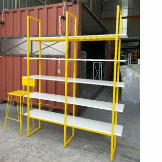 99HomeStore ชั้นวางสินค้า Yellow Shelf 35*160*200