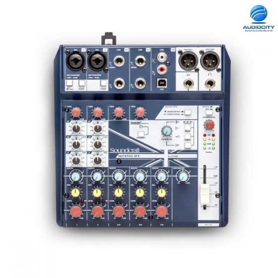 soundcraft-notepad-8fx-อนาล็อก-มิกเซอร์-8-ช่อง-ออกใบกำกับภาษีได้