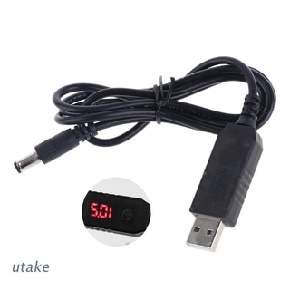 ภาพหน้าปกสินค้าUtake QC 3.0 USB เป็น 5V 9V 12V แรงดันไฟฟ้า ปรับได้ 5.5x2.5 มม. สําหรับเราเตอร์ WiFi LED Strip 12V ที่เกี่ยวข้อง