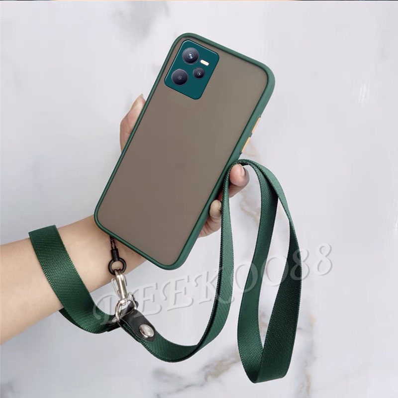 เคสโทรศัพท์มือถือ-realme-c31-c35-gt2-pro-5g-narzo-50a-prime-50-handphone-casing-with-hand-strap-neck-rope-phone-cell-case-matte-protection-cover-เคส-realmec31-gt-2-2pro