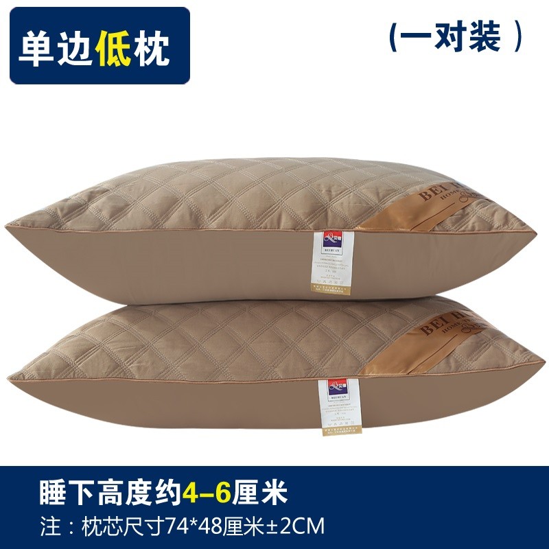 บลูไดมอนด์-pillow-pillow-core-one-pair-package-adult-authentic-single-washed-enthusiasm-hotel-five-star-hotel-whole-pil