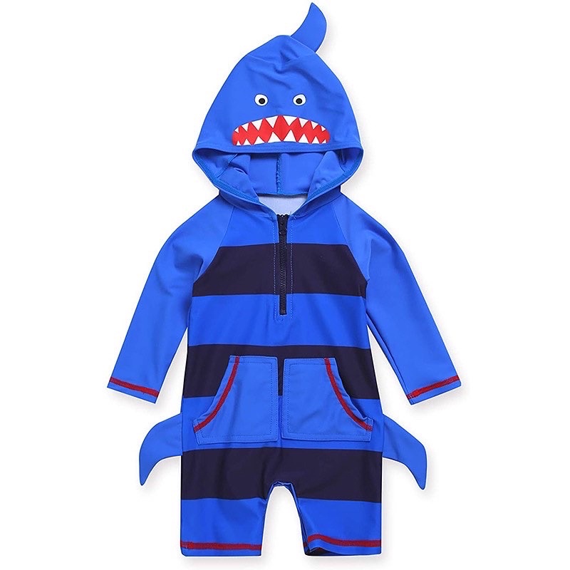 ชุดว่ายน้ำบอดี้สูทฉลาม-มี-hoodies