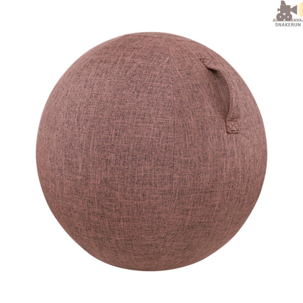 Snakerun 55cm/65cm/75cm Cotton+Linen Protective Yoga Ball Cover