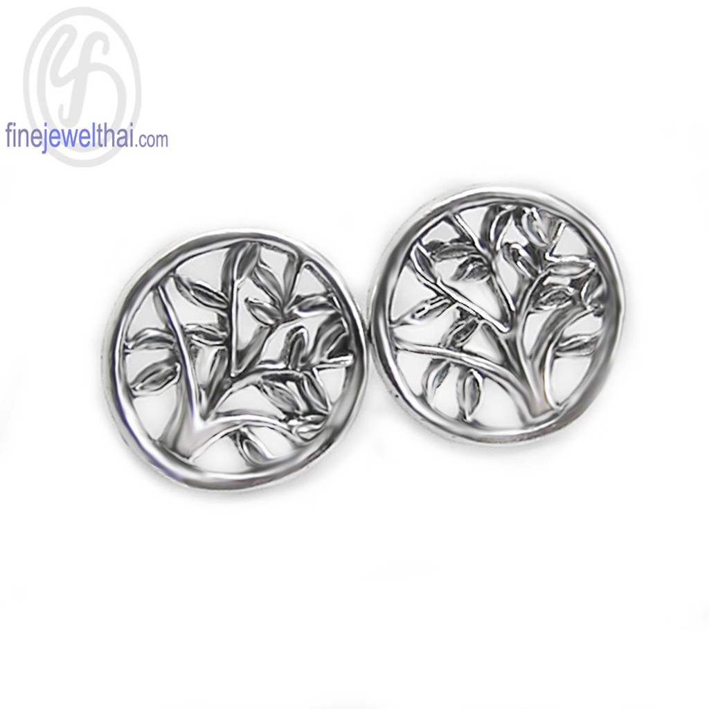 finejewelthai-ต่างหู-ต่างหูเงิน-เงินแท้925-ออกแบบพิเศษ-silver-design-e218400