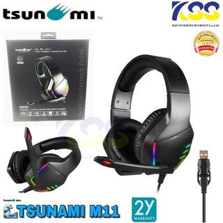ภาพหน้าปกสินค้า(หูฟังเกมมิ่ง) Tsunami M11 7.1 Surround Sound Software RGB Gaming Headset 💥ของแท้รับประกัน 2 ปี💥 ซึ่งคุณอาจชอบสินค้านี้