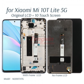 อะไหล่หน้าจอสัมผัส LCD แบบเปลี่ยน สําหรับ Xiaomi Mi 10T Lite 5G 10 Mi 10 T Lite 5G