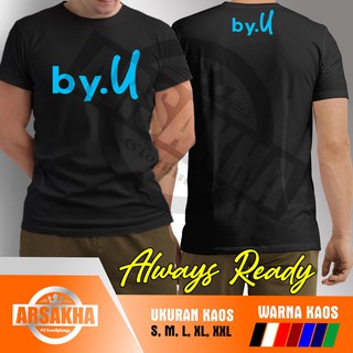 By.u เสื้อยืด ลายโลโก้ล่าสุด V3- Arsakha