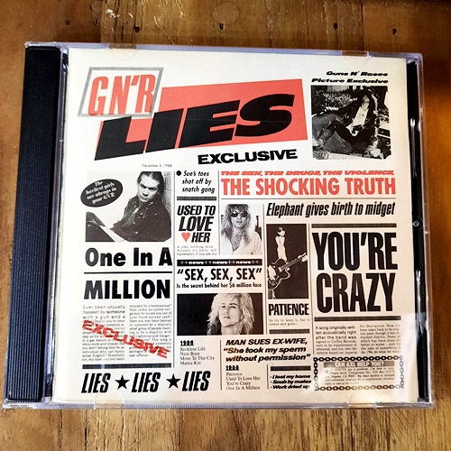 cd-เพลงสากลguns-n-roses-lies-used-cd-สภาพ-a-พิมพ์ปี-1986-u-s-a