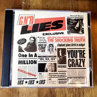 CD เพลงสากลGuns N Roses - Lies  (Used CD ) สภาพ A พิมพ์ปี 1986 U.S.A.