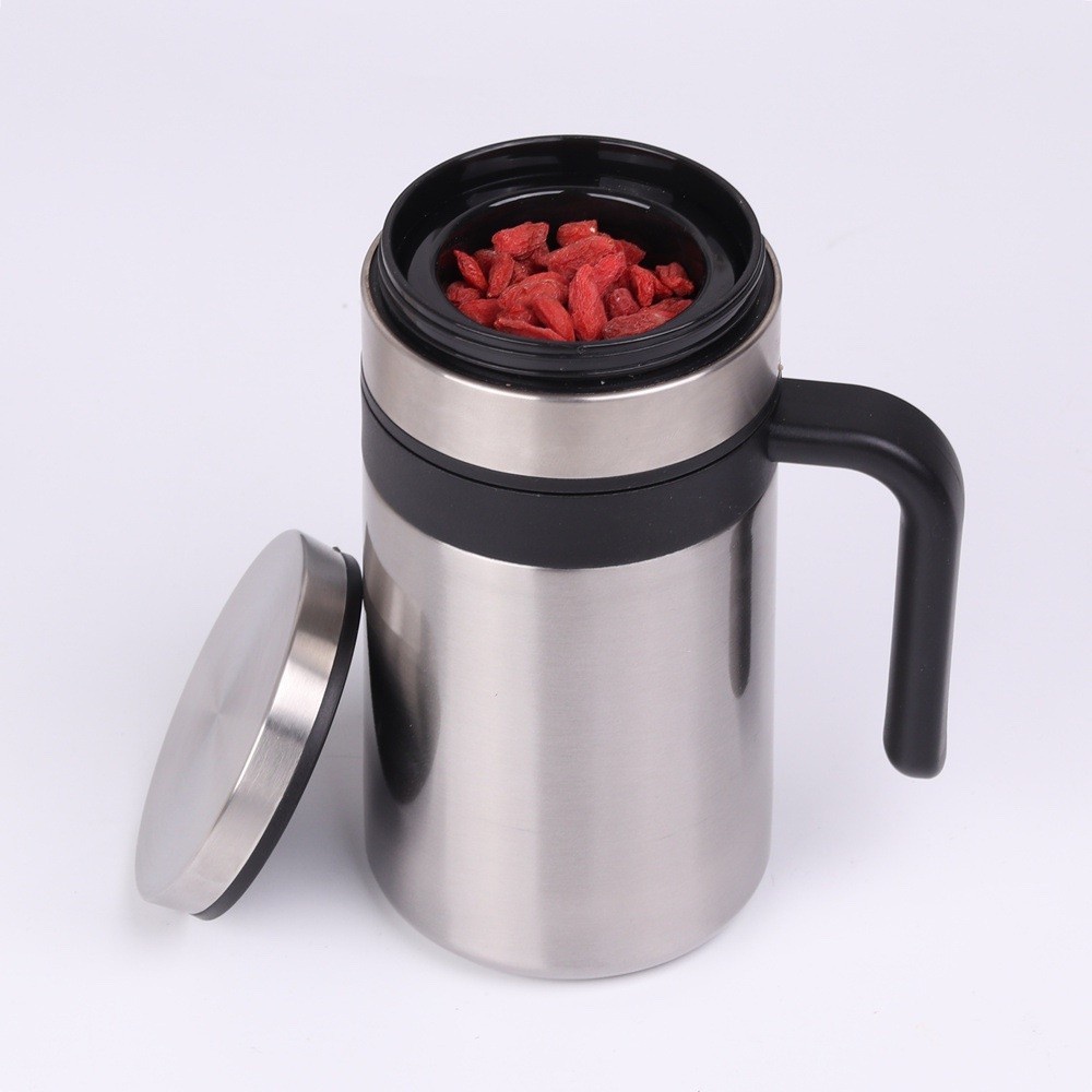 brewing-mug-stainless-steel-แก้วน้ำกรองชาสแตนเลสรุ่นหูจับ