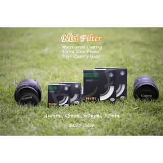 ภาพขนาดย่อของสินค้าNisi UV filter ฟิลเตอร์เลนส์ ปกป้องหน้าเลนส์ และกรองแสง