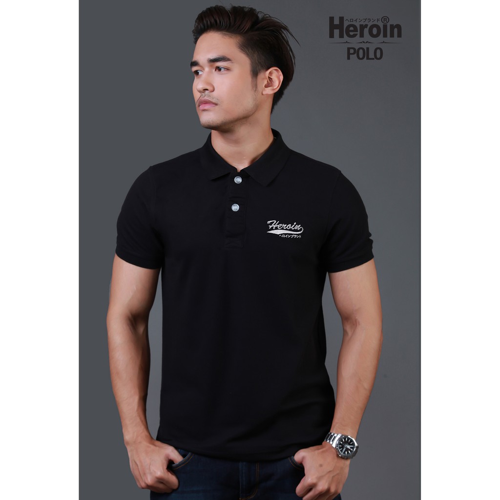 ภาพสินค้าลดล้างสต้อก เสื้อโปโลเฮโรอีน ทรงสวย คุณภาพดี ดูขนาด จากร้าน heroinbrand.official บน Shopee ภาพที่ 1