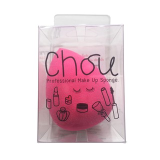 Chou sponge pink ฟองน้ำไข่โช ฟองน้ำลงรองพื้น ฟองน้ำแต่งหน้า อันดับ 1
