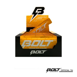 Bolt Energy Gel Passion Fruit (1 box of 24 envelopes) NET WT. 40g . เจลให้พลังงานโบลท์ รสเสาวรส (ชุด 1 กล่อง 24 ซอง) ขนา