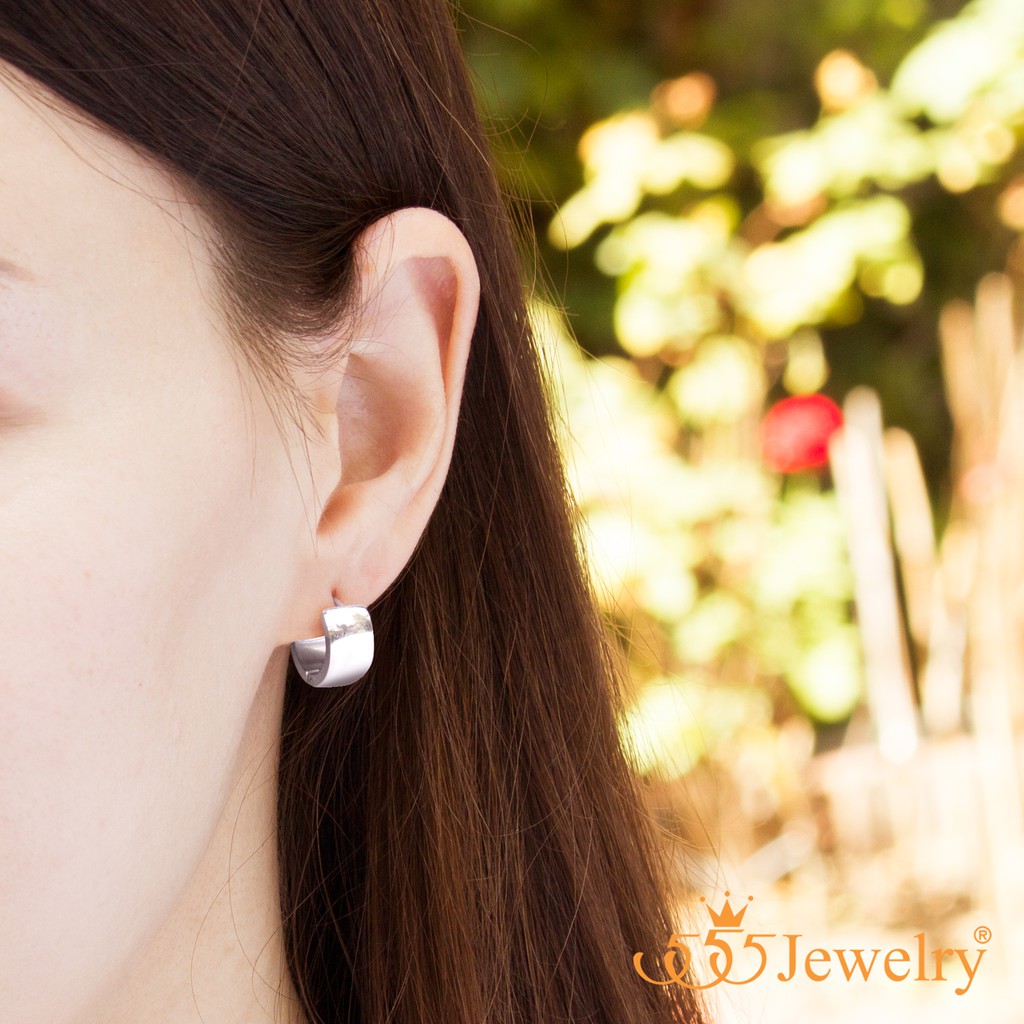 555jewelry-ต่างหูห่วงสแตนเลส-ดีไซน์-unisex-รุ่น-mnc-er544-ต่างหูผู้หญิง-ต่างหูผู้ชาย-ต่างหูสแตนเลส-erb40