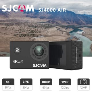 ภาพขนาดย่อของภาพหน้าปกสินค้าSJCAM SJ4000 Air 4K Action Camera Wifi Air สีดำ กล้องกันน้ำ 30 เมตร กล้องติดหมวกกันน๊อค ประกัน 1ปี กล้องแอคชั่น Web Cam จากร้าน sjcam_officialstore บน Shopee ภาพที่ 6