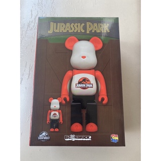 bearbrick jurassic park 400/100%