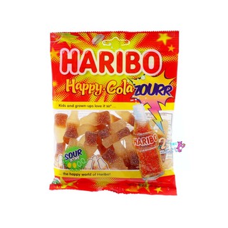 Haribo Happy Cola Zourr 160g รสโค้ก ผสมเลม่อน