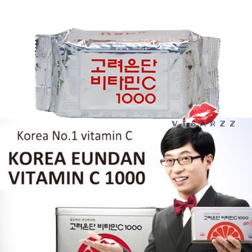 ภาพหน้าปกสินค้าKorea Eundan Vitamin C 1000mg 60 เม็ด / Eundan Gold 1000mg 30 เม็ด วิตามินซีเกาหลี โคเรียอึนดัน ให้ผิวกระจ่างใส จากร้าน visarzz บน Shopee