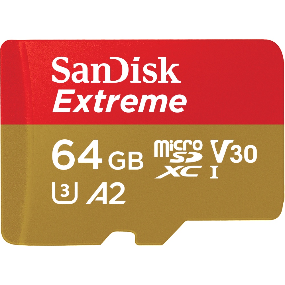 ภาพสินค้าSanDisk EXTREME micro SDXC UHS-I A2 64GB (SDSQXAH-064G-GN6MN) reads 170MB/s writes 80MB/s จากร้าน sandisk_thailand_officialshop บน Shopee ภาพที่ 3