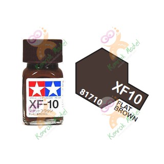 สินค้า สีสูตรน้ำมัน Tamiya Enamel XF10 Flat Brown 10ml