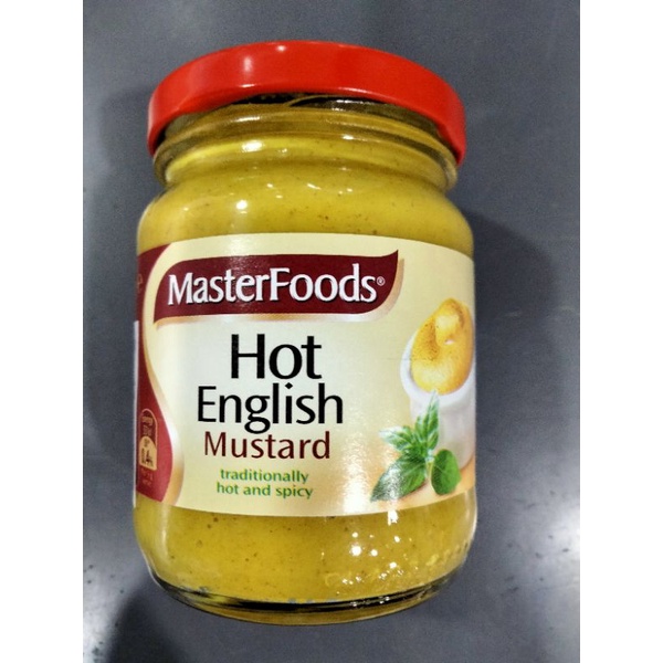 Masterfoods Hot English Mustard ซอสมัสตาร์ด รสเผ็ด 175g Shopee Thailand