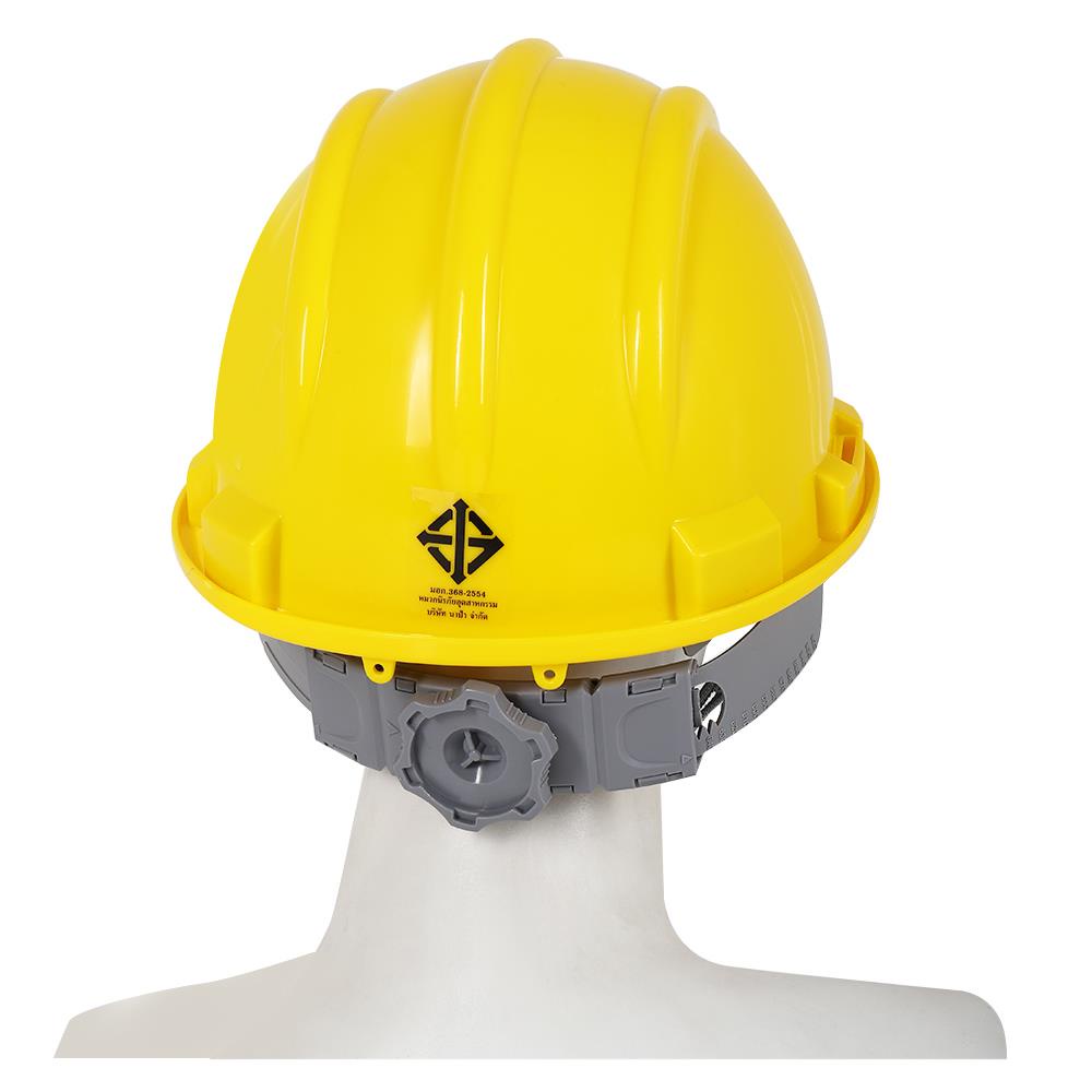หมวกนิรภัย-มอก-gage-hdpe-2332-สีเหลือง-อุปกรณ์นิรภัยส่วนบุคคล-hdpe-safety-helmet-gage-2332-yellow