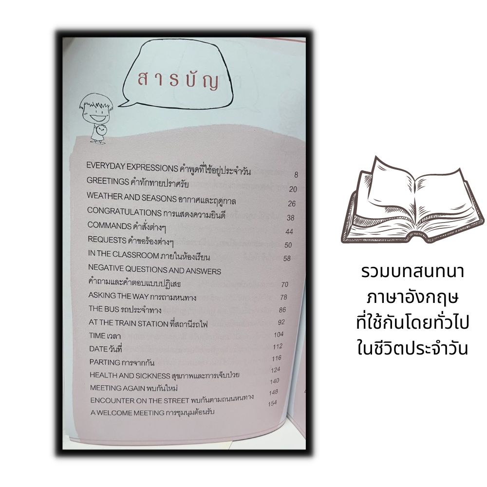 หนังสือ-คู่มือฝึกพูด-ฝึกแปลภาษาอังกฤษระดับเริ่มต้น-ภาษาอังกฤษ-การใช้ภาษาอังกฤษ-การออกเสียง-การแปลภาษาอังกฤษ