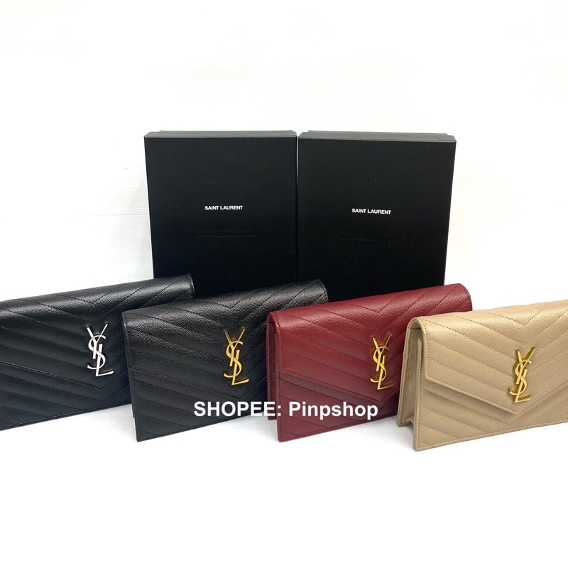 Ysl wallet shop on chain 7.5