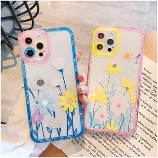 เคสโทรศัพท์มือถือแบบนิ่ม ใส ลายดอกไม้ สําหรับ OPPO A15 A15S A3S A12E A5S A7 A12 F9 F11 A9 A5 2020 A53 A33 A31 A77 A57 2022 A16 A92 A52 A54 A74 5G A1K A94 A95 A93 A16K A76 A96 4G