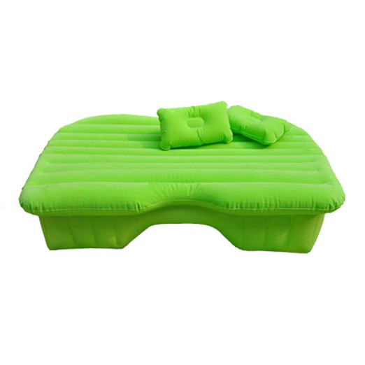 เบาะนอนในรถยนต์-เปลี่ยนเบาะหลังรถให้เป็นเตียงนอน-รุ่นกำมะหยี่-สีเขียว