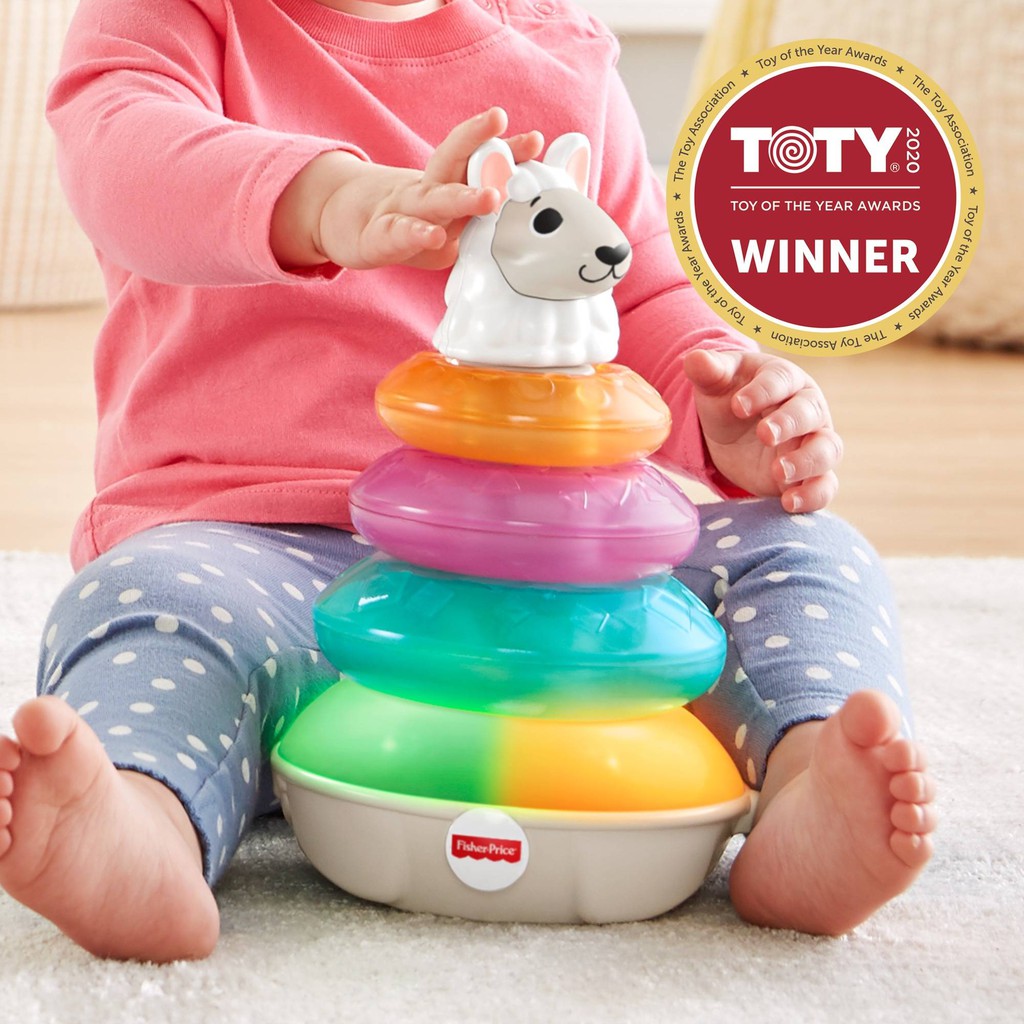 fisher-price-linkimals-lights-amp-colors-llama-ห่วงซ้อนสี-ห่วงเสริมพัฒนาการ-ของเล่นเด็ก