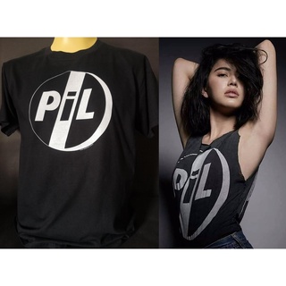 เสื้อยืดผ้าฝ้ายพิมพ์ลายเสื้อวงนำเข้า PiL Public Image Ltd Johnny Rotten Sex Pistols Punk Rock Retro Style Vintage T-shir