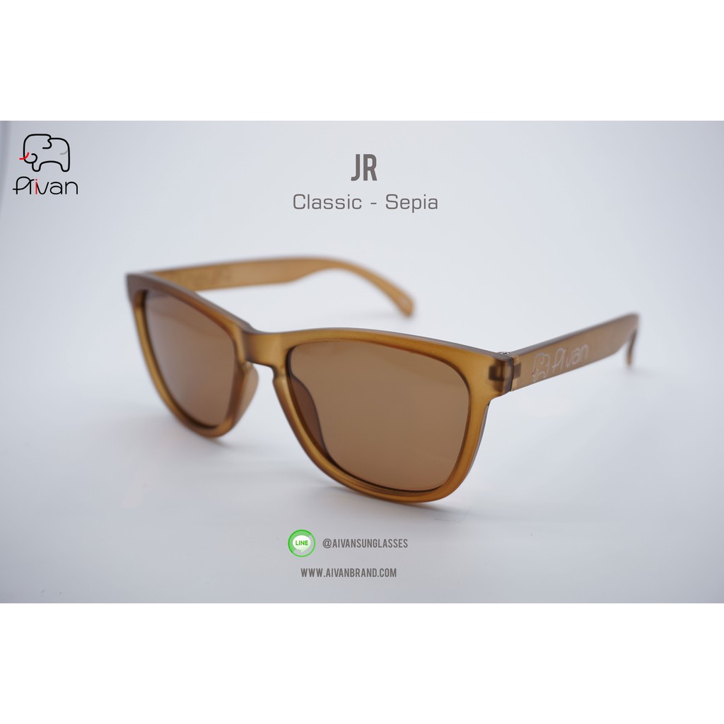 aivansunglasses-พร้อมส่ง-กันแดด-model-jr-classic-sepia