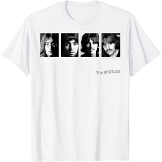 เสื้อยืดโอเวอร์ไซส์เสื้อยืด ลาย The Beatles Four Faces สําหรับผู้ใหญ่S-3XL