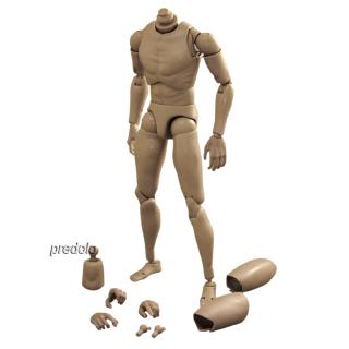 [FINEVIPS] 1/6 Action Figure Male Muscle Nude Body Model Toy Military Combat for TTM-18/19