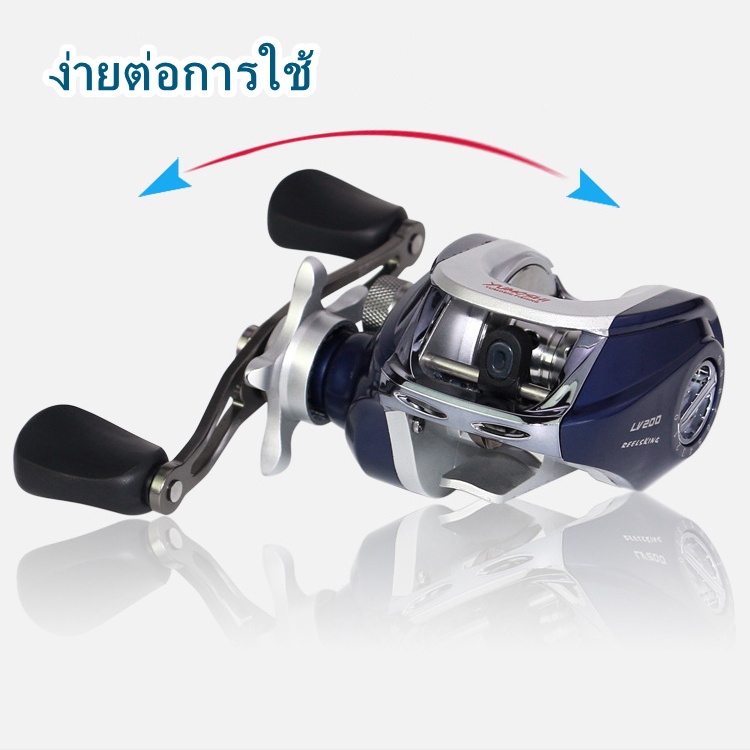 โลหะ-รอกหยดน้ํา-รอก-fishing-reel-รอกตกปลา-อัตราทดเกียร์-6-2-1-ขนาดลูกปืน-แรงลากสูงสุด-กิโลกรัม-รอก