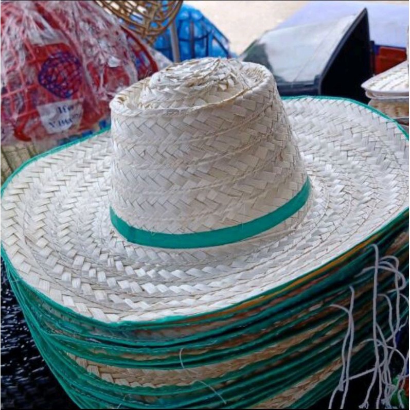 ภาพหน้าปกสินค้าหมวกชาวนา หมวกสาน หมวกเข้าไร่ เข้าสวน สีขาว สีส้ม จากร้าน mimilkshop บน Shopee