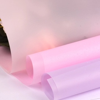 กระดาษห่อช่อดอกไม้ พลาสติก กันน้ํา เนื้อแมตต์ แฮนด์เมด สไตล์เกาหลี