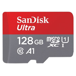 สินค้า Sandisk Micro SD 128GB Class10 ความเร็ว 140MB/s ประกัน 10 ปี รุ่น SDSQUAB_128G_GN6MN