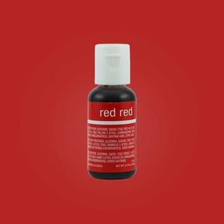 สินค้า Chefmaster RED - RED Liqua-Gel Food Coloring 20ml (5134)/0.7oz สีเจลผสมอาหาร สีแดง