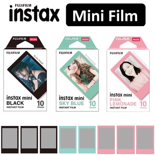 ภาพหน้าปกสินค้าFujifilm Instax Film 3 สีให้เลือก Sky Blue, PINK LEMONADE, Black (1 กล่อง/ 10แผ่น) ที่เกี่ยวข้อง