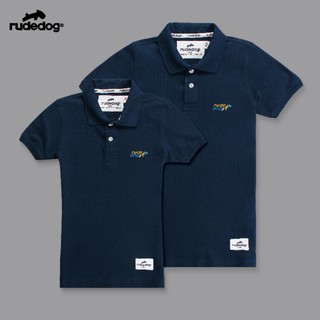 Rudedog เสื้อโปโล รุ่น Mozaic สีกรม (ราคาต่อตัว)