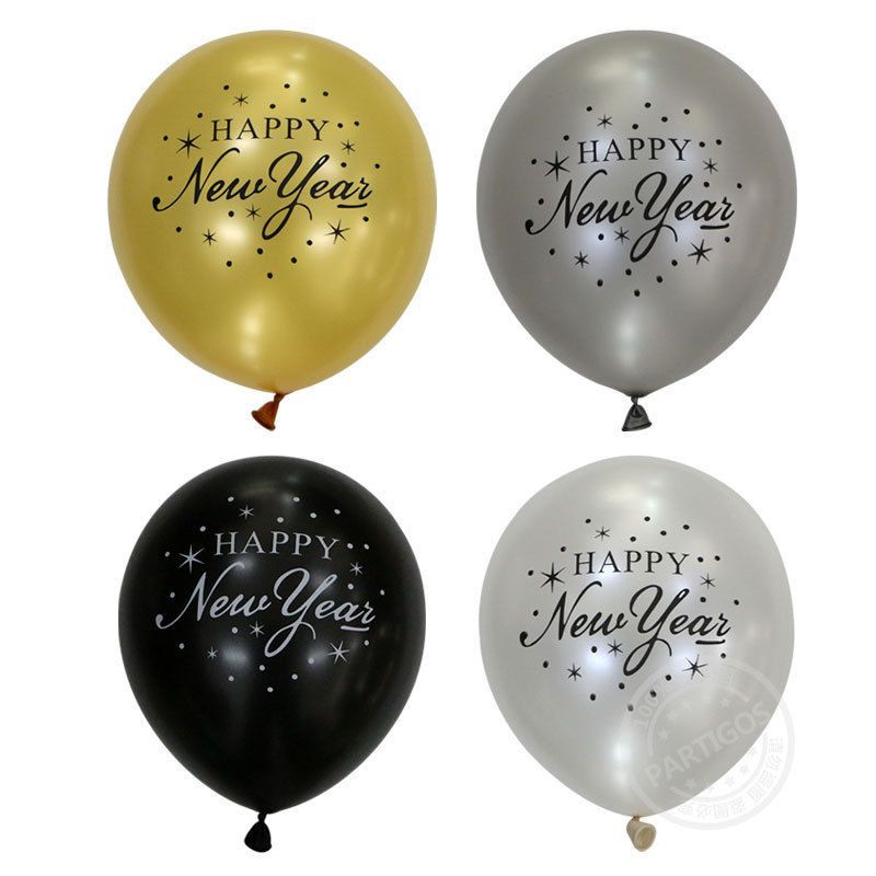 ส่งจากไทย-ลูกโป่ง-ปีใหม่-ลูกโป่ง-ฟอยล์จัดปาร์ตี้-happy-new-year-balloons