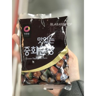 ซอสสำหรับทำจาจังมยอน ซอสเต้าเจี้ยวดำ Chainese black bean paste ขนาด 250กรัม ใช้ทำอาหารเกาหลีอย่างจาจังมยอน